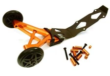 Billet Machined Wheelie Bar for Traxxas 1/10 Revo & E-Revo (-2017) (Orange)