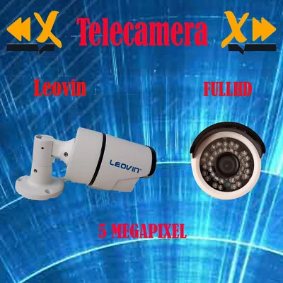 NEXTMAR TELECAMERA AHD 5 MPX VIDEOSORVEGLIANZA LEOVIN FULLHD 1080P