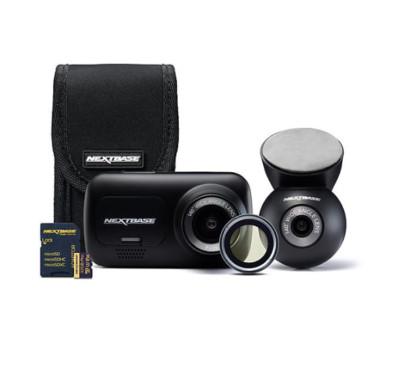 Nextbase 222XR Dash Camera + Rear Cam Bundle, Includes 32GB SD Card