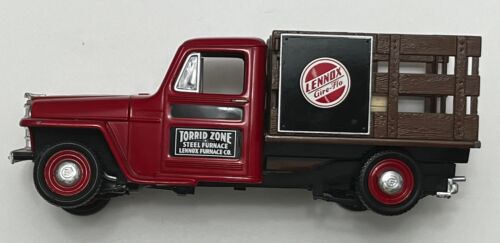 1953 Willys Jeep diecast metal bank Lennox Furnace co By Liberty Classic - Picture 1 of 12