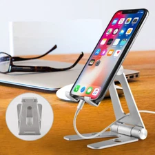 Aluminium Tablet Desk Holder Adjustable Stand Mount For iPhone iPad Cell Phone