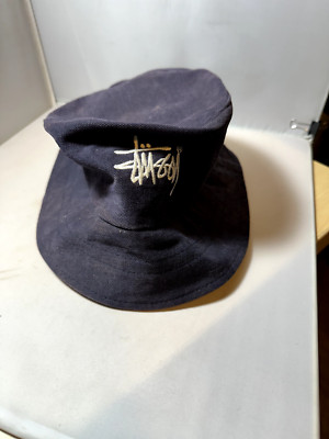 1990s old stussy bucket hat ストューシー vintage 90 Stussy Hats Bucket Hat Fully lined LG-XL Embroidered