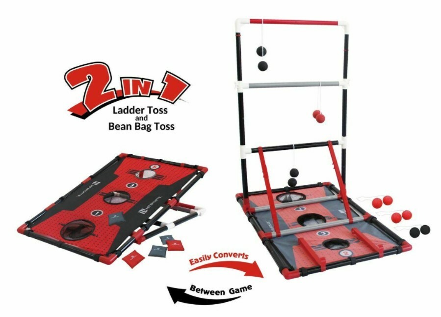 MD Sports 2 In 1 Tailgate Combo Game Ladder Toss & Bean Bag Toss