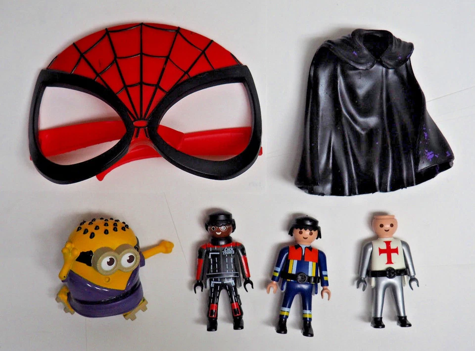  Lote Surtido Playmobil Minions Spiderman Piezas de Juguete, Piezas, Figuras - LOTE Foto 2 de 2