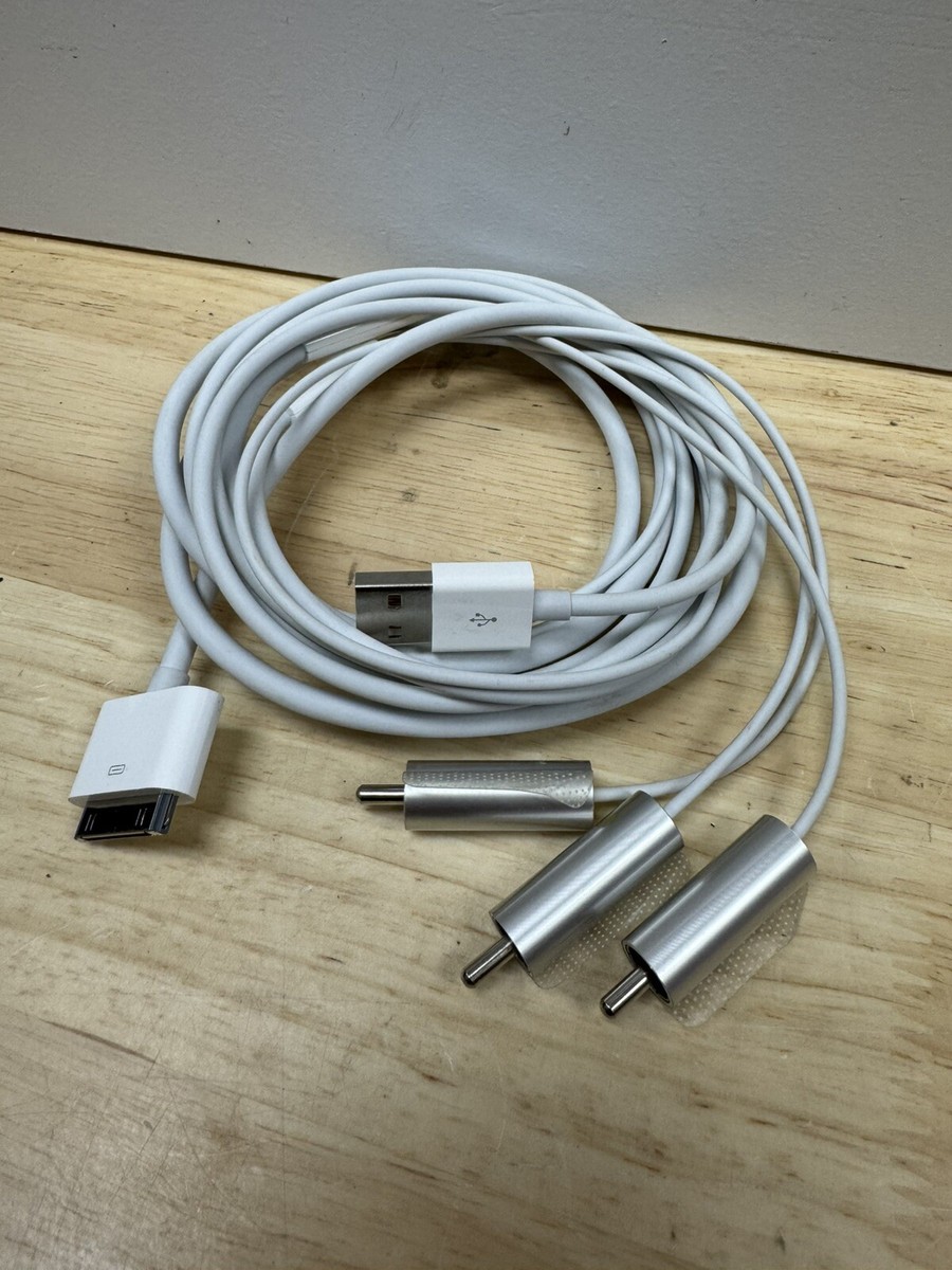 Original Genuine Apple MC748ZM/A Composite AV Cable | eBay