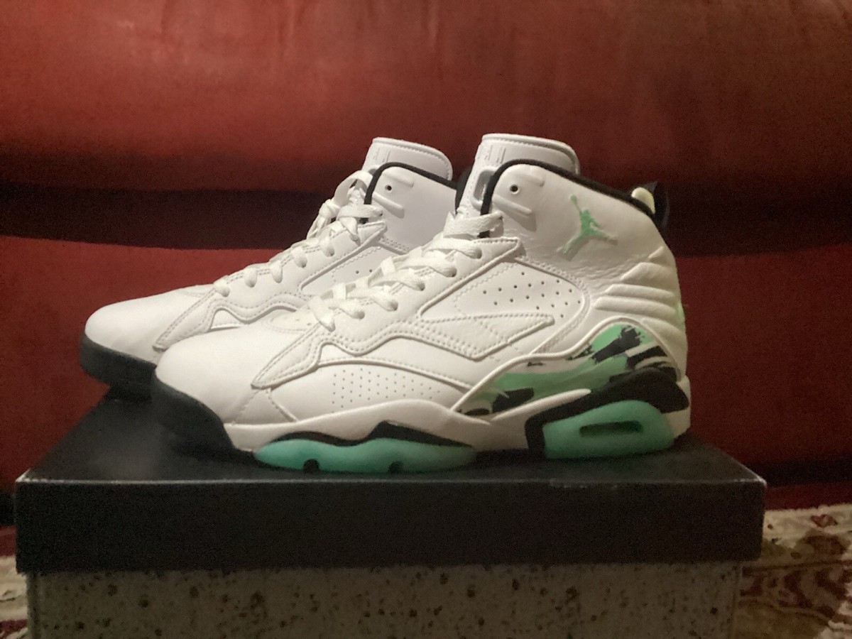 Size 10 - Jordan MVP White Green Glow | eBay