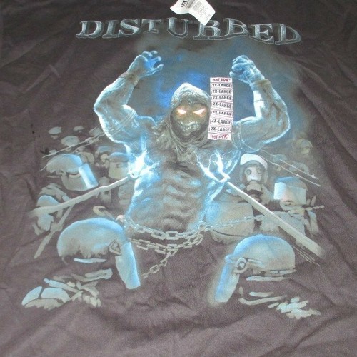 2008 Hot Topic DISTURBED (2X) T-Shirt w 