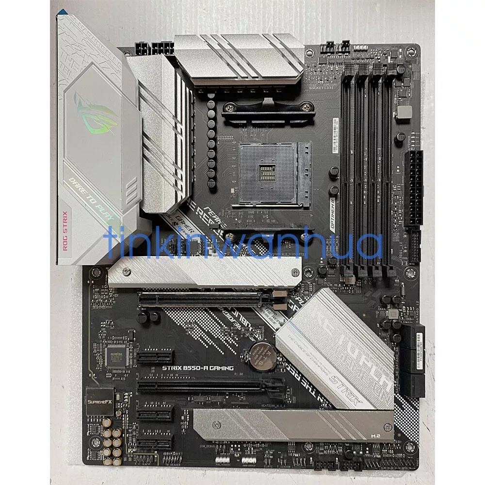 For ASUS ROG STRIX B550-A GAMING Socket AM4 DDR4 2×M.2 6×SATA III