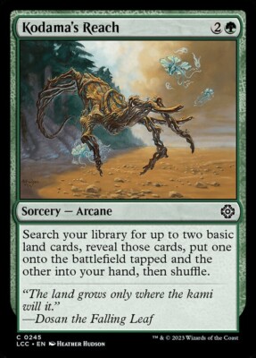 Kodama's Reach: MtG Magic the Gathering Lost Caverns of Ixalan Commander Common