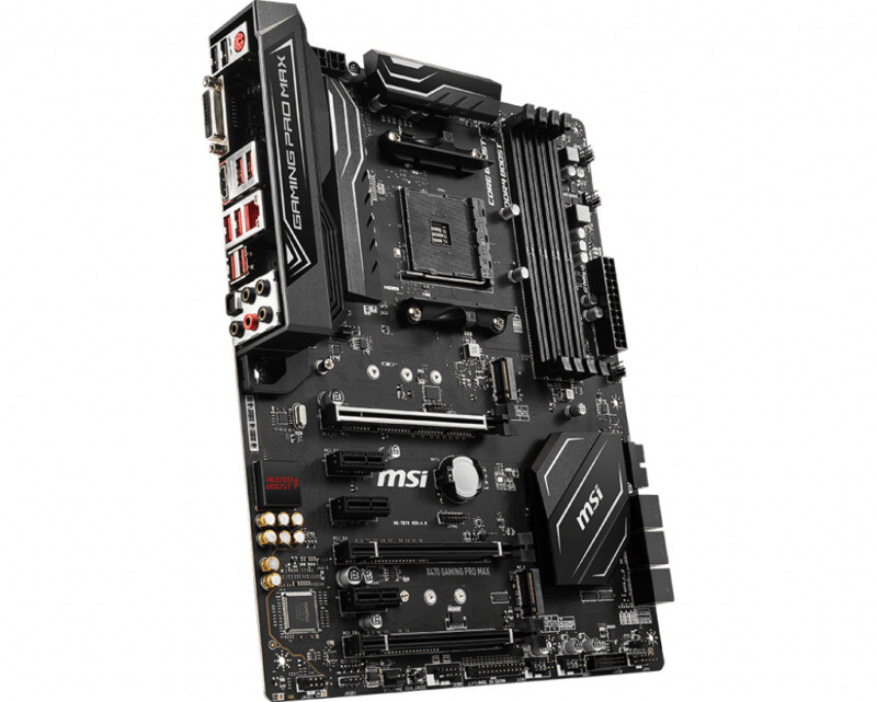 MSI X470 GAMING PRO MAX Motherboard AMD X470 Socket AM4 DDR4 ATX M