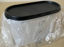 Tupperware Modular Mates Oval #2 Container Black Seal/Lid #1612 1616 New Storage
