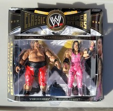 wwe wwf ljn deluxe classic superstars yokozuna vs bret hart wrestling figures 