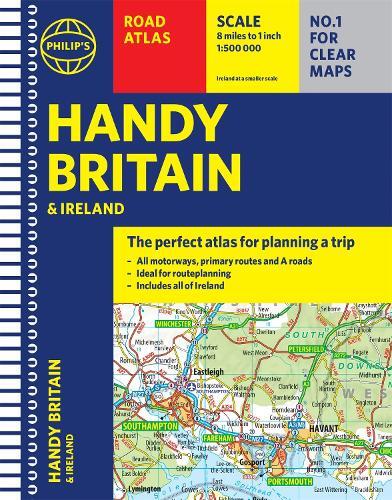 Thumbnail - Philip's Handy Road Atlas Britain (spiral Bound) (us Import)