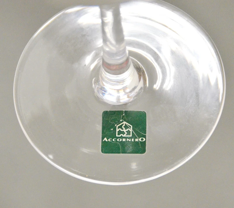 Servizio 6 Calici Flute Cristallo KIOTO ACCORNERO per 6 Persone Bicchieri Vino, fotografia 4 di 7