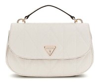 Guess Aldina Top Handle Flap Crossbody Bag UmhäNgetasche Cream White Creme Neu