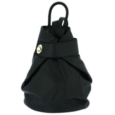 Fioretta Italian Genuine Leather Top Handle Backpack Purse Shoulder Bag Handbag