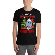 I Want A Hippopotamus For Christmas Cute Christmas Hippopotamus Lover T-Shirt