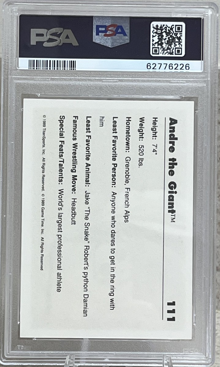 1990 Classic WWF - Andre the Giant #111 for sale online | eBay