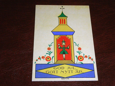 ORIGINAL DEUTSCHE SIGNIERTE ART DECO MINIATUR POSTKARTE - WACHBOX.