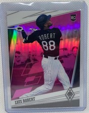 LUIS ROBERT 2020 PANINI CRONICLES PHOENIX PINK PRIZM RC #D 20/25