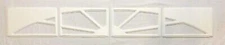 CLOPAY Garage Doors ALMOND SUNSET 503  Window Inserts/Short Panel  Set of 4