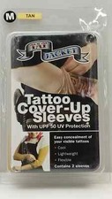 Tatjacket Tattoo Cover Up Concealer 2 Sleeve, Full Arm coverage, Medium, Tan