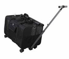 Dog/Cat Carrier with Wheels, Rolling Pet Travel, Airline OK, Retail 140 NEW
