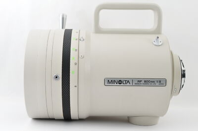 パ*ダ様 Minolta RF 800mm F8 ミノルタMD Near MINT MINOLTA RF 800mm f/8 White Reflex Mirror Lens [ RARE
