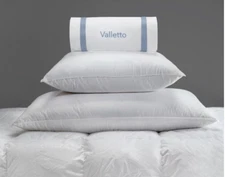 NWT $414 MATOUK Valleto 650 Fill European Goose Down STANDARD Pillow Med Dense