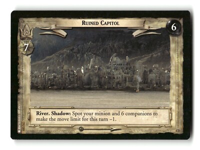 2003 LOTR The Return of the King Ruined Capitol Trading Card #7U355