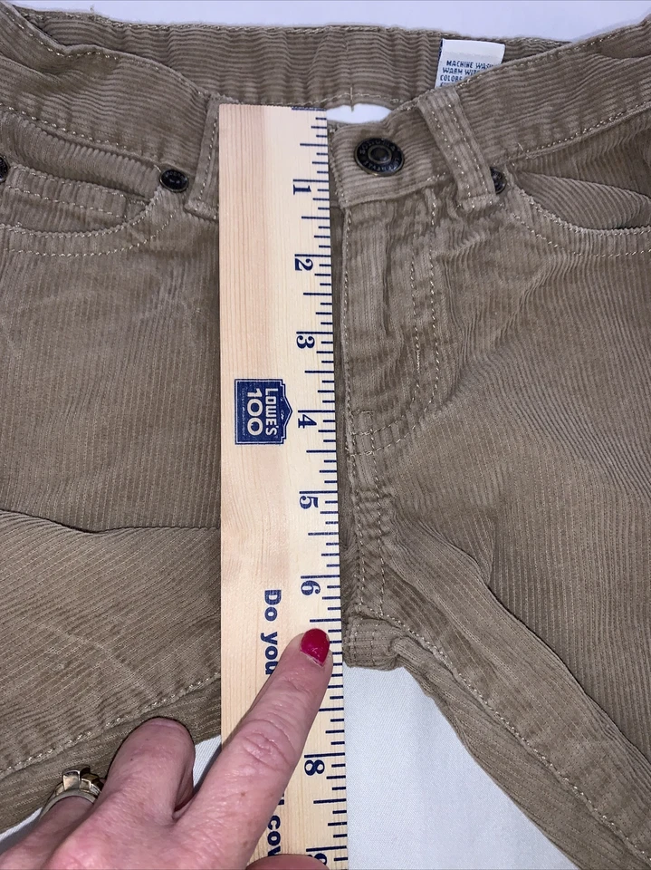 Pantalones Sonoma Niño Pana Tostado Talla 2T Algodón Snap Foto 4 de 4