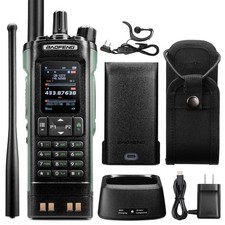 Baofeng DM-32UV DMR Ham Radio: 10W GPS APRS Digital Tier II Walkie Talkie 2" LCD