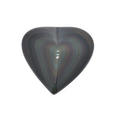 1/2LB Large Rainbow Obsidian LOVE Heart Stone Specimen Collection Pocket Palm...