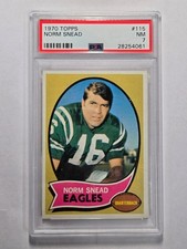 1970 TOPPS #115 NORM SNEAD PSA NM 7