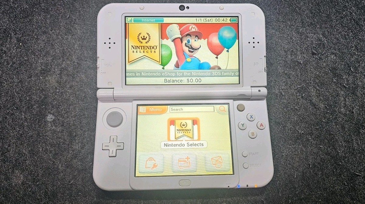 NEW Nintendo 3DS XL LL DUAL IPS Region Free Console A+ - 128GB SD 