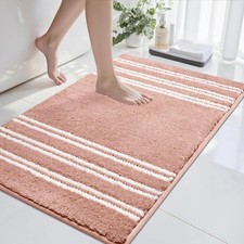 Bathroom Rugs Non Slip Washable 32x20, Ultra Soft Super Absorbent Bath Rugs f...