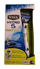 Schick Hydro 5 Power Select Multi-Speed Vibration Razor Shaver New DISCONTINUED 
