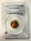 1910 1C WHEAT REVERSE PENNY MS 65 RD US COIN PCGS #60188246