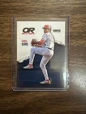 Chase Burns 2025 Onyx Rips Blue Parallel /25. Cincinnati Reds.