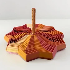 3D Printing Expanded Sensory Fidget Star Model Stocking Stuffer Hexagon Whirling