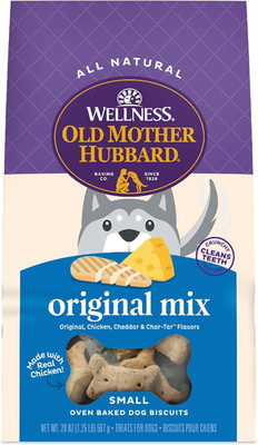 Wellness  Classic Original Mix Dog Biscuits, Natural Training Treats, 4 Flavors,