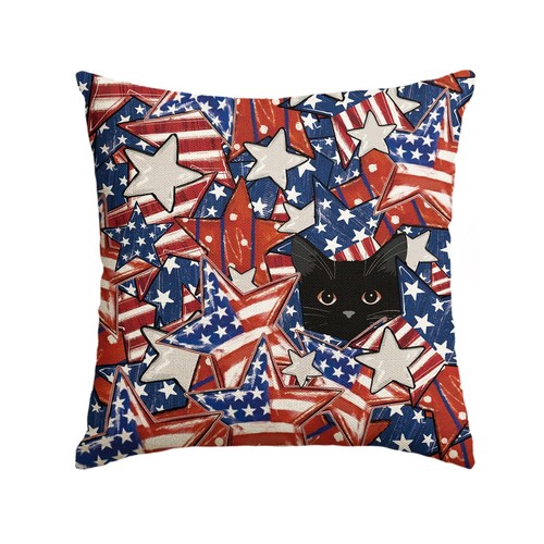 AVOIN colorlife 4th of July Patriotic Stars Black 18