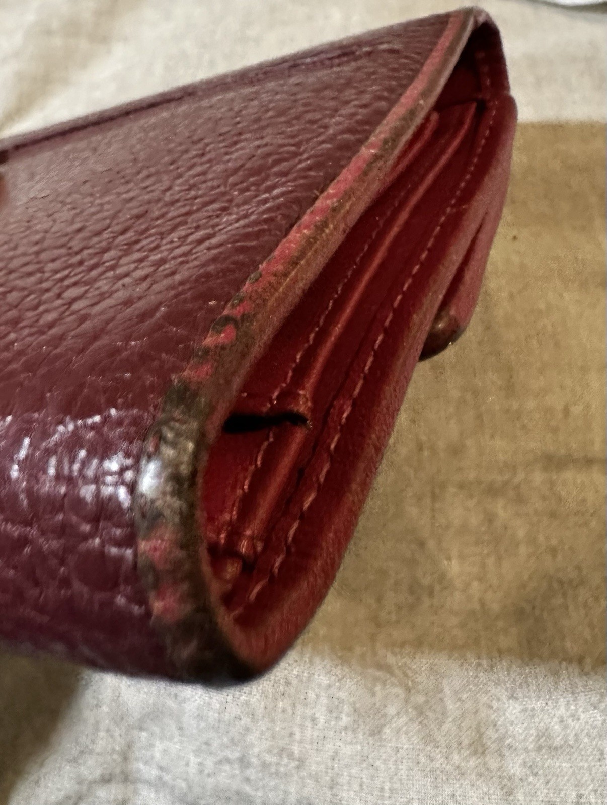 Vintage cute RO  Red Wallet - image 8