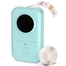 Phomemo D30 Label Maker Machine, Portable Bluetooth Mini Label Printer Handheld