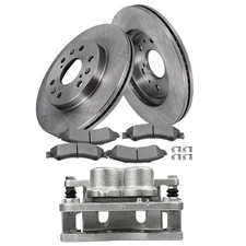 Front L+R For 2007-08 Cadillac Escalade ESV Brake Caliper Brake Rotor & Pad 7Pcs