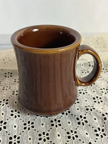 Vintage Heavy Restaurant Ware Brown Coffee Tea Mug by Reco