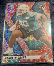 2025 Mosaic Kenneth Grant Red Camo Mosaic Rookie Card RC