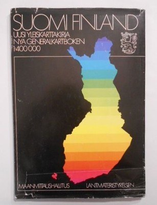 Suomi Finnland. Uusi Yleskarttakiria nya Genealkartboken 1:400 000. Maanmittaush