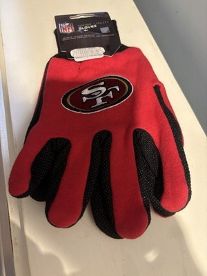 NFL San Francisco 49ers Utility Gloves- One Size Fits Most