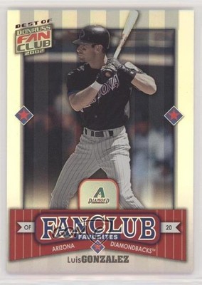 2002 Donruss Best of Fan Club 1071/2025 Luis Gonzalez #266 0m0